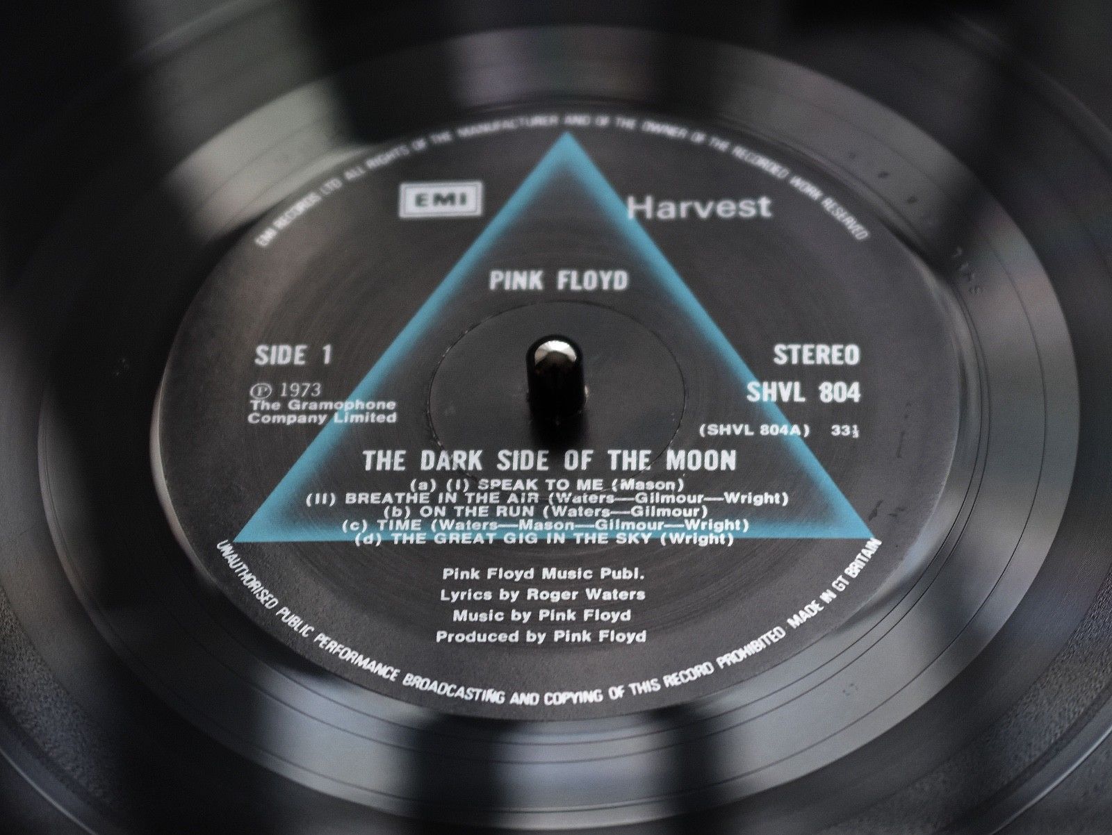 Dark Side Of The Moon Original Vinyl Record - First Press UK - A2/B2 Matrix