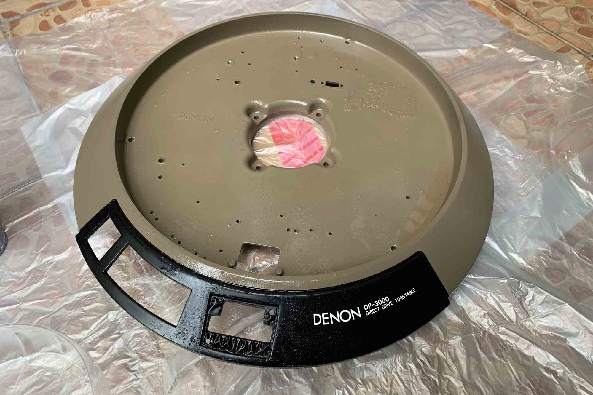 Denon DP 3000 paint removal