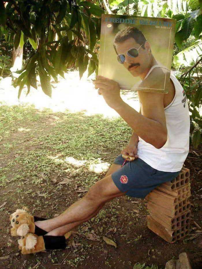 Sleeveface Photos - Freddy Mercury