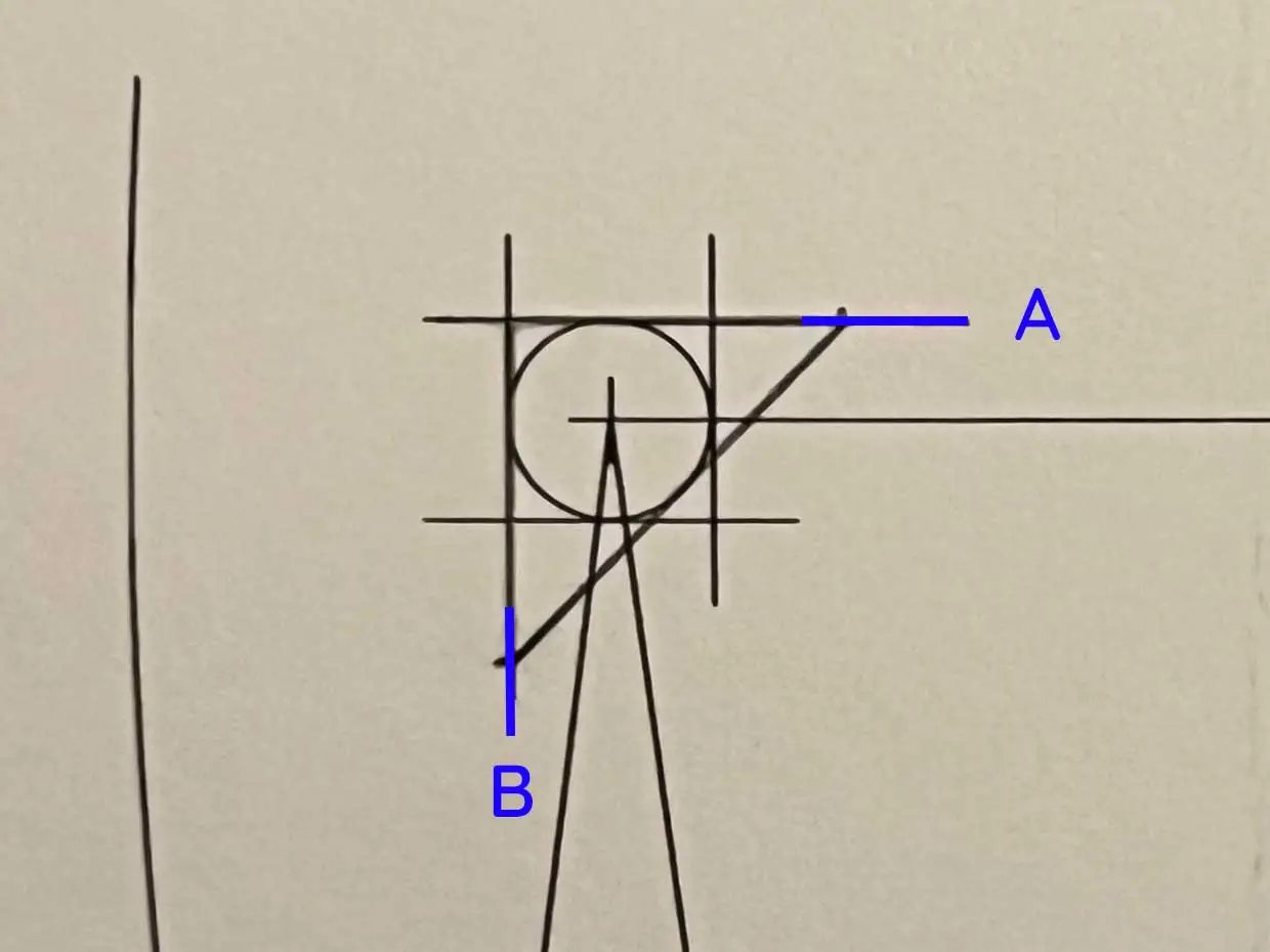 Free Cartridge Alignment Protractor Hole Cutting Method