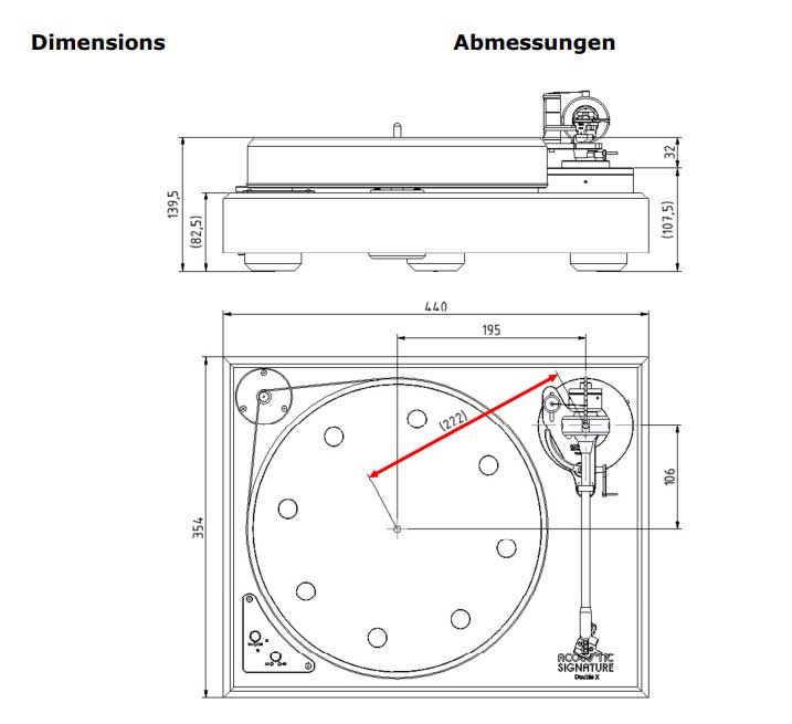 Acoustic Signature Double X 2019 Pivot to Spindle Distance