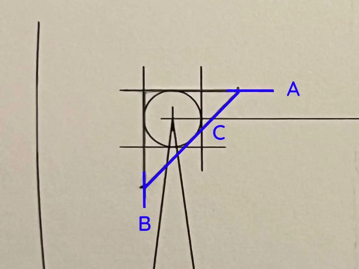 Free Cartridge Alignment Protractor Hole Cutting Method