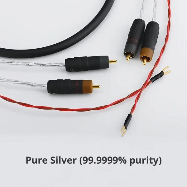 Pure Silver RCA Phono Cable