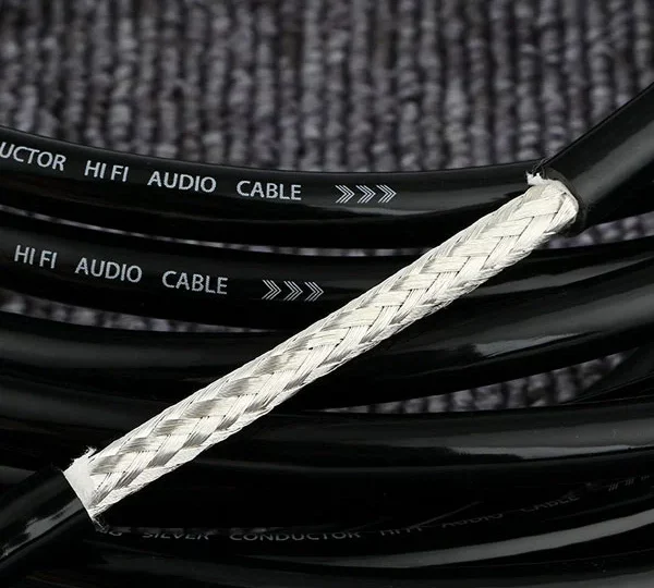 Silver RCA Cable Shield